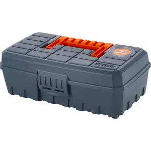 Бокс для хранения Blocker Techniker 9" серо-свинцовый/оранжевый