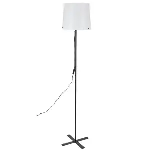Торшер Uniel UML-T510 E27 BLACK/WHITE под лампу Е27, 60W. черный/белый