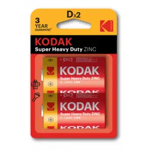Элемент питания R20 алкалиновый (уп. блистер 2шт) Kodak