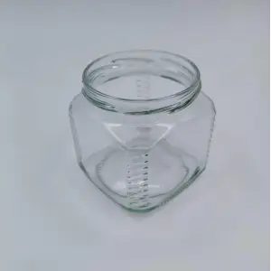 Банка стеклянная 0,39л Кубик (ТО) d=82