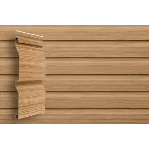 Сайдинг TUNDRA GL Корабельная доска клен 0,203х3м S=0,609м2