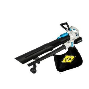 Воздуходув аккумуляторный DDE BlueTech VBB 2740 (обдув 270 м³/ч, скор., 52 м/с, всас-е 590 м³/ч, скор., 46 м/с, сборник, без ЗУ и АКБ)