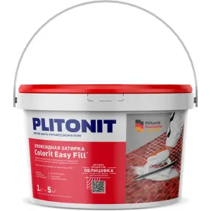 Затирка эпоксидная PLITONIT Colorit Easy Fill цвет какао 1 кг