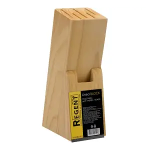 Подставка для ножей REGENT 93-WB2-5S.1, 19х11х6 см, сосна