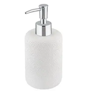 Дозатор для жидкого мыла LEONORD "Istanbul", керамика, хромированная пластмасса