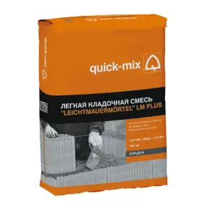 Смесь кладочная Leichtmauermortel LM Plus легкая с перлитом 20 кг