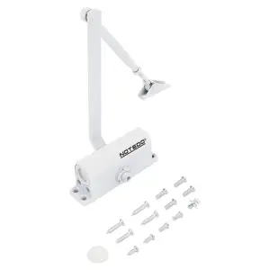 Доводчик NOTEDO DC-040 WHITE до 40 кг белый