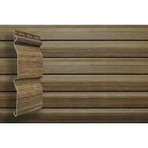 Сайдинг TUNDRA GL Корабельная доска кедр 0,203х3м S=0,609м2