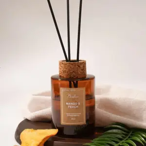 Аромадиффузор парфюмированный MANGO & PEACH, 80 мл., Д60 Ш60 В280