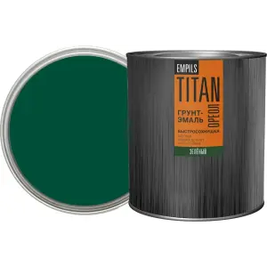 Грунт-эмаль быстросохнущая зеленая матовая (RAL 6005) 2,7кг ОРЕОЛ TITAN
