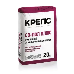 Наливной пол КРЕПС СВ-ПОЛ ПЛЮС самовыравнивающийся 20 кг