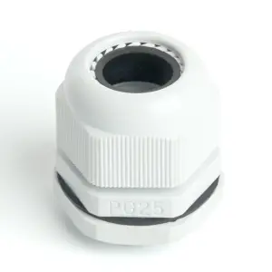 Сальник PG25 диаметр проводника 16-21 мм IP54, серый (DIY упаковка 2 шт) STEKKER