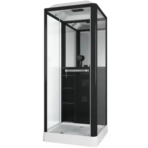 Кабина душевая GROSSMAN Alba GR221(L) (90x90x225) дверь распашная,3 места