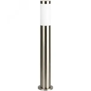 Фонарь уличный ЭРА GBF-103-1-SL-0650 Беллона напольный серебро 230В Е27 IP54 с розеткой