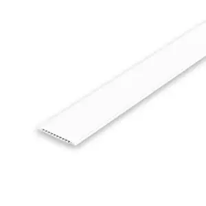 8мм ПВХ Вагонка белая 0.1 * 3м Идеал Ламини