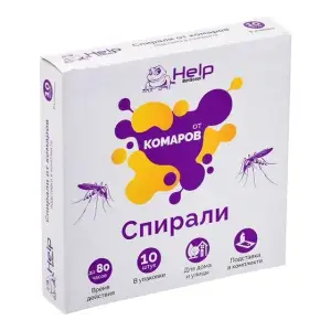 Спираль от комаров HELP 80230 (10 шт)