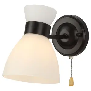 Бра Rivoli Aemilia 9185-401 настенный 1хЕ27 60 Вт модерн с выключателем