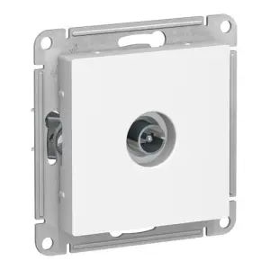 Механизм розетки телевизионной TV AtlasDesign коннектор бел. Systeme Electric ATN000193