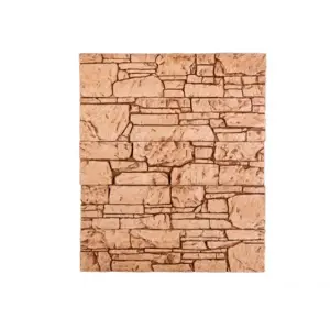 Камень облицовочный ЕВРОЛИТ "Аппалачи бежево-коричневый" 39,5*9,5*1,5см