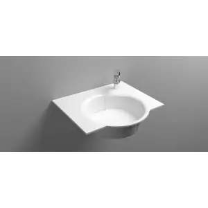 Раковина мраморная D Кувшин 60 (4) + вкладыш, с отверстием под смеситель