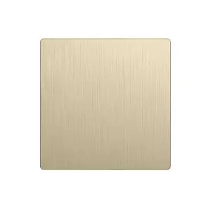 Клавиша для выключателя перекрестного Werkel (шампань рифленый) WL10-SW-1G-C-CP , W1119010