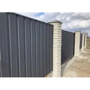 Профнастил С-8-A, 0.4 мм, Полиэстер, RAL 7024 (мокрый асфальт) 1.2 * 1.8 м.п. СКЛАДСКАЯ ПРОГРАММА