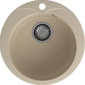 Мойка композитная GRANFEST Rondo d480 Кашемир круглая
