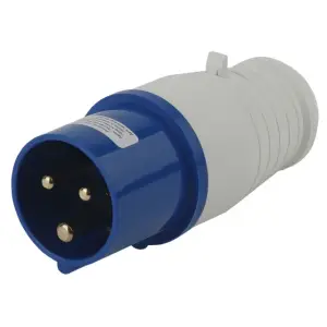 Вилка переносная ЭРА 013 2Р+РЕ 16А 220В IP44, V-16-2P-PE-IP44