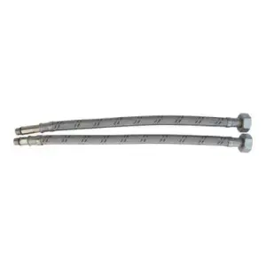 Подводка гибкая для смесителя 1/2" в стальной оплетке 40 см (пара) Lytcho