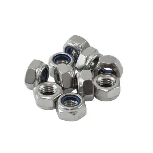 Гайка с нейлоновой вставкой М5 DIN 985 оцинк (уп 20шт) SteelRex