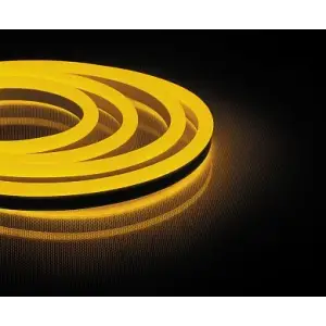 Лента светодиодная неоновая 12W, желтый, IP67, Feron, 144SMD(2835) LS721 (бухта 50м)