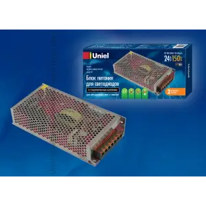 Блок питания 150Вт, 24В, IP20, 2 выхода Uniel UET-VAG-150B20