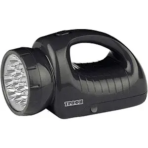 Фонарь прожектор Трофи TSP12 Акку 4V1.8Ah, 12+18xLED, ЗУ 220V, карт