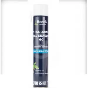 Пена монтажная бытовая BOSTIK Standard 60 750 мл полиуретановая (Т-ра перевозки не ниже +5град)