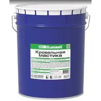 Мастика BITUMAST кровельная,ведро 21,5л,18кг РАСХОД 0.5 кг/м.кв