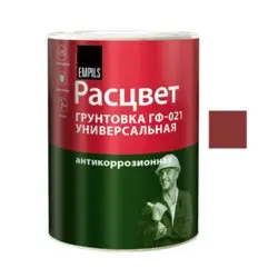 Грунтовка ГФ-021 красно-коричневая 0,9кг универсальная РАСЦВЕТ 5718