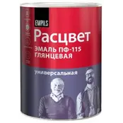 Эмаль ПФ-115 белая 0,9кг ТЗ "РАСЦВЕТ" ГОСТ 6455-2023 6883
