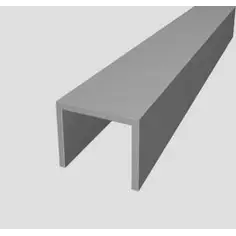 ПИ-профиль алюминий окрашенный RAL 9003 (3,0 м)