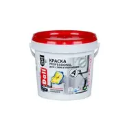 Краска ВД для стен и потолков акриловая супербелая глубокоматовая DALI-PROFESSIONAL 0,9л ( Т-ра перевозки не ниже +5град)