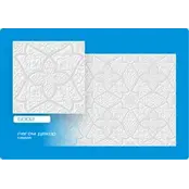 Потолочная плита Лагом экструзионная 5002 50*50 белая (8 штук-2 кв.м)