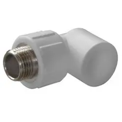 Угол комбинированный PPR 20x1/2" с наружной резьбой Россия