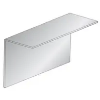 Профиль крепежный АТ Г-образный 40*40*3000мм порошковая окраска 1,2мм