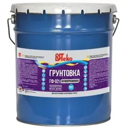 Грунтовка ГФ-021 красно-коричневая 20кг ВИТЕКО ГОСТ 51693-2000
