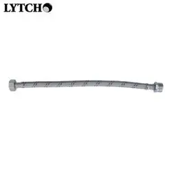 Подводка гибкая для воды 1/2" вн-нар 30 см, стальная оплетка (Lytcho)
