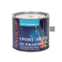 Грунт-эмаль по ржавчине 3 в 1 серая 2,7кг Простокрашено