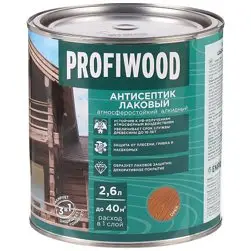Антисептик EMPILS PROFIWOOD лаковый атмосферостойкий алкидный орех 8 кг