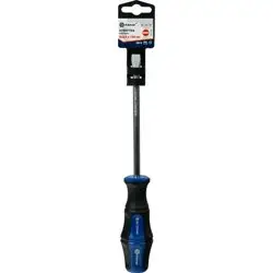 Отвёртка плоская SL, 8,0 х 150 мм, КОБАЛЬТ, Ultra Grip, CR-V, двухкомпонентная рукоятка, подвес