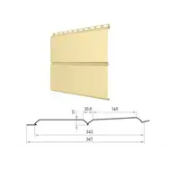 М/Сайдинг Stynergy PE RAL **, Евробрус, толщина 0.45 мм, размер 0,367*м2