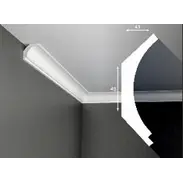 Карниз COSCA КX016, 43х43, 2000мм, экополимер