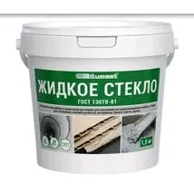 Клей ЖИДКОЕ СТЕКЛО BITUMAST 1,5 кг